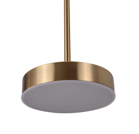 Люстра потолочная латунь LED 14Вт 15см