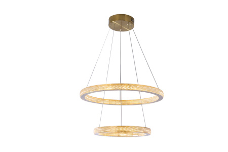 Люстра подвесная бронза LED 126Вт D40+60см