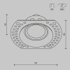 Встраиваемый светильник Technical DL042-01-RD-B