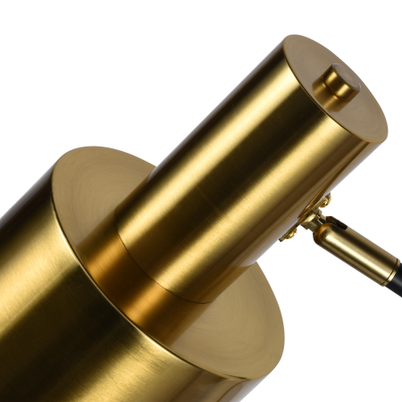 Настольная лампа латунь беспроводная зарядка 55см