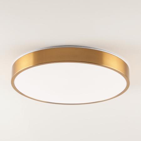 Светильник потолочный латунь LED 72Вт D50см