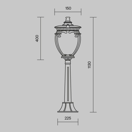 Ландшафтный светильник Outdoor O414FL-01GB1