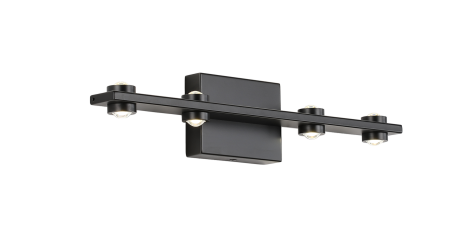 Бра черное LED 24Вт 42см