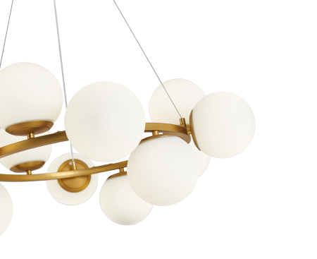 Люстра латунь D72см