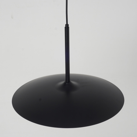 Светильник потолочный черный D40см