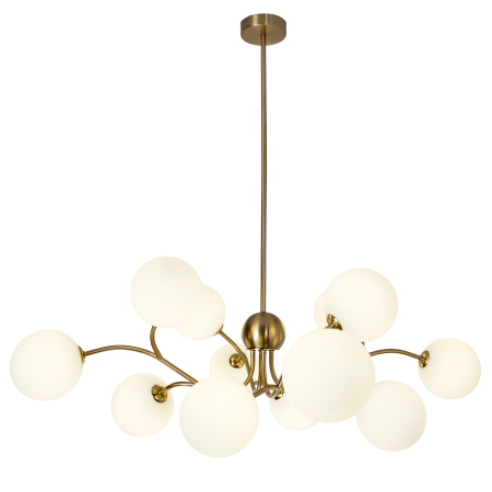 Люстра потолочная на штанге латунь D85см