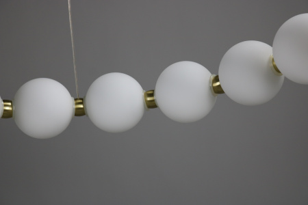 Люстра потолочная латунь LED 80Вт D64см