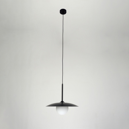 Светильник потолочный черный D40см