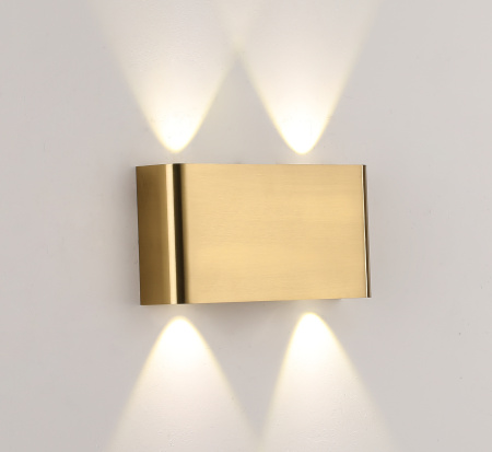 Светильник настенный латунь LED 4Вт 22см