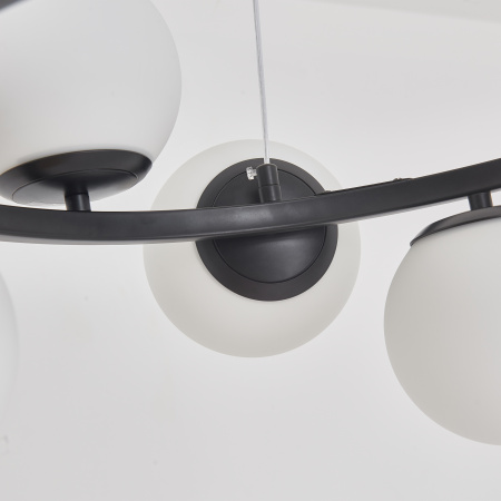 Люстра черня D72см