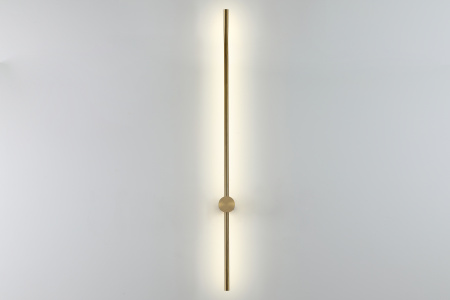 Светильник настенный латунь LED 15Вт 100см