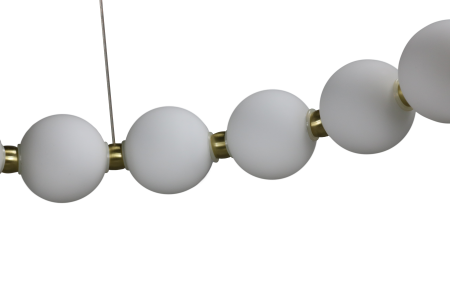 Люстра потолочная латунь LED 80Вт D64см