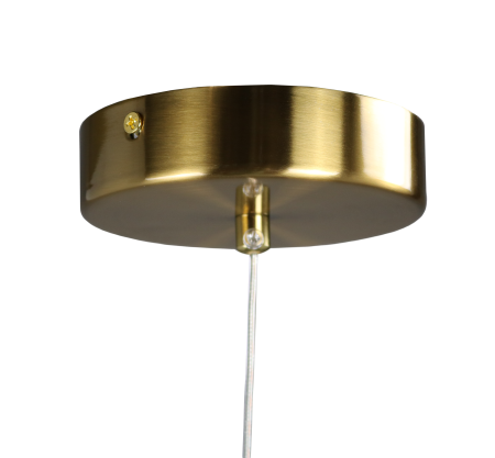 Подвесной светильник латунь LED 15Вт 25см