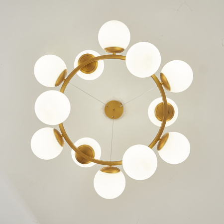 Люстра латунь D72см