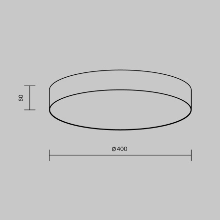 Потолочный светильник Technical C032CL-45W3K-RD-B