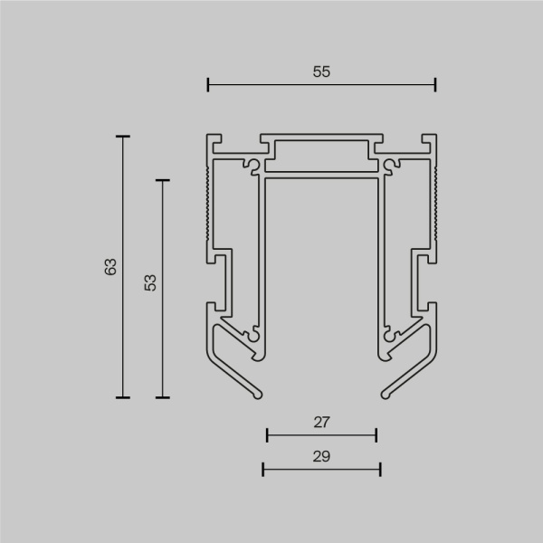 Профиль Technical TRA034MP-212S(N)