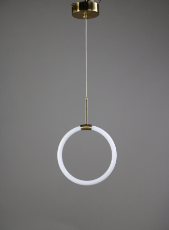 Подвесной светильник латунь LED 15Вт 25см