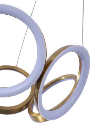 Люстра потолочная латунь LED 84Вт D55см