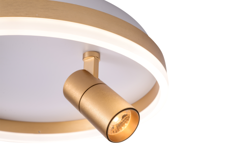 Потолочный светильник белый LED 24Вт+5Вт D40см