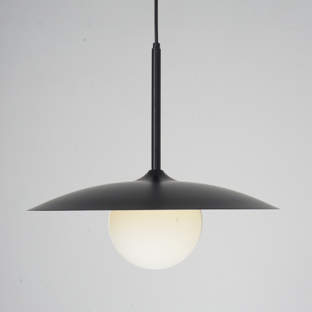 Светильник потолочный черный D40см