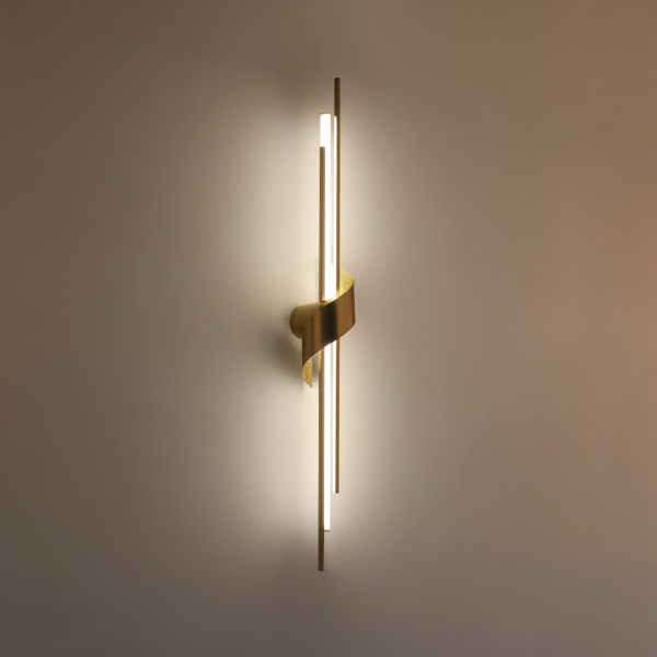 Бра настенный латунь LED 16Вт 100см Zortes LORANO ZRS.1718.10