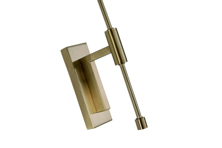 Бра с тканевым абажуром античная бронза 44см