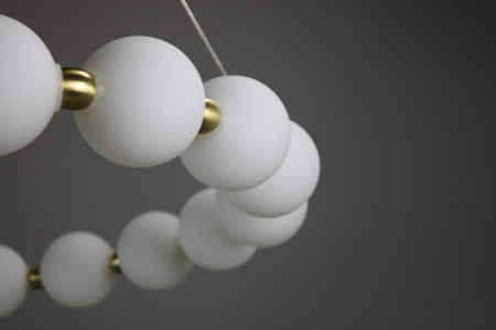 Люстра потолочная латунь LED 80Вт D64см