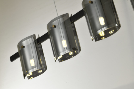 Люстра потолочная черня 120см