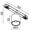 Трековый светильник Technical TR132-4-7W-DS-W