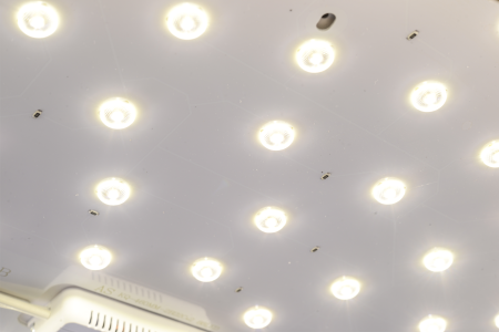 Потолочный светильник золото LED 96Вт D58см