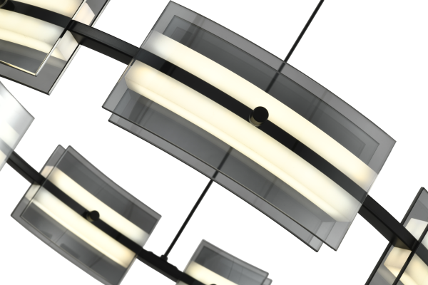 Люстра ZORTES LOFT ZRS.1802.60 Мощность-36Вт Тип лампы: Встроенный  Встроенный LED