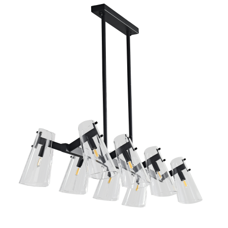 Люстра потолочная черня 101см