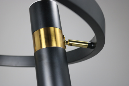 Люстра потолочная черня D50см