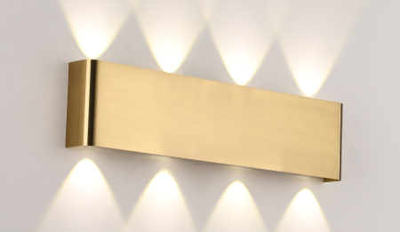 Светильник настенный латунь LED 8Вт 46см