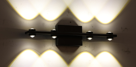 Бра черное LED 24Вт 42см