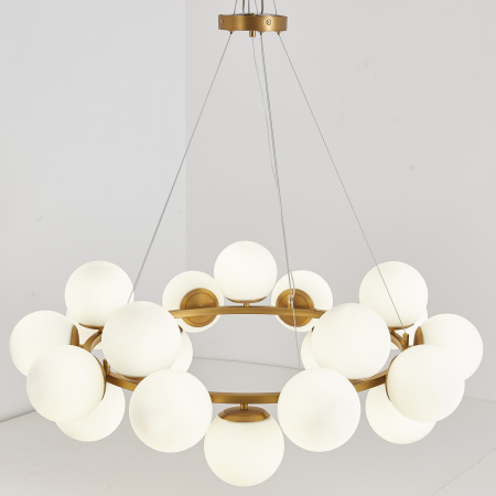 Люстра латунь D90см