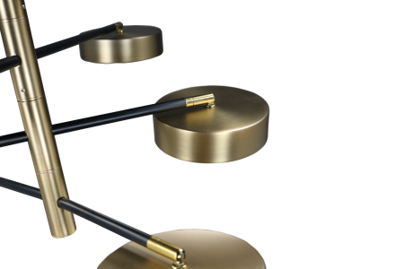 Люстра потолочная черня LED 80Вт 85см