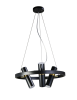 Люстра подвесная черная GU10 D50см Zortes TWEENY ZRS.1828.50