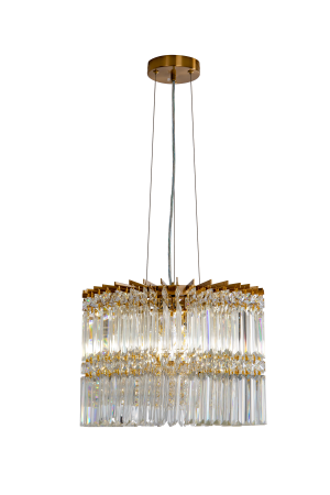 Хрустальная люстра латунь D40см