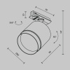 Трековый светильник Technical TR088-1-GX53-W