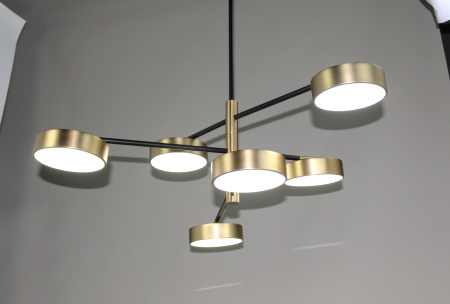 Люстра потолочная черня LED 60Вт 76см