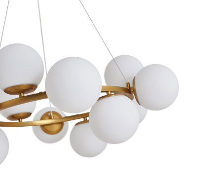 Люстра латунь D72см