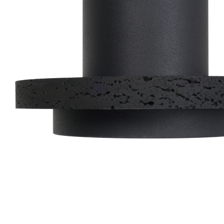 Светильник потолочный черный D18см