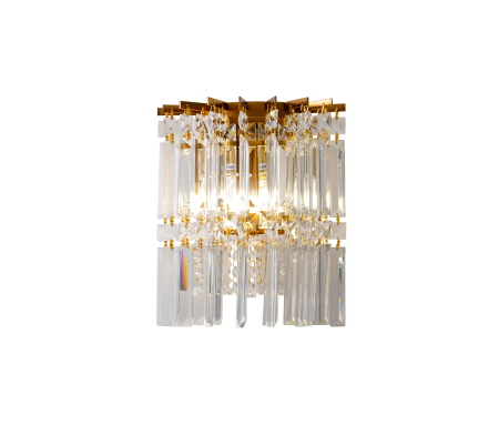 Светильник хрусталь латунь 35см