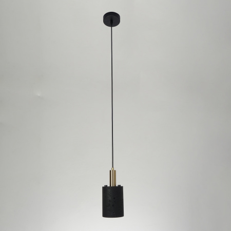 Светильник потолочный черный D10см