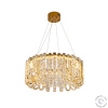 Люстра хрустальная подвесная золото LED 40Вт D60см Zortes Amanda ZRS.30514.21