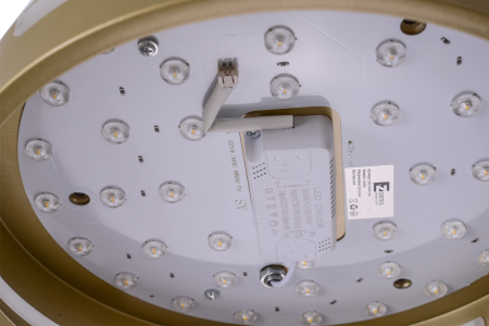 Потолочный светильник золото 36Вт LED D30см