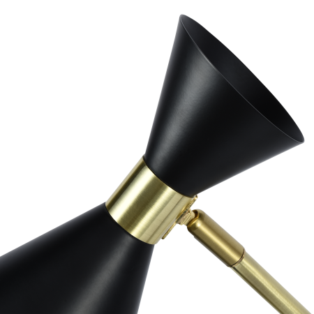 Настольная лампа черня беспроводная зарядка 50см