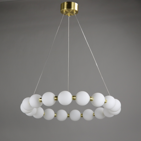 Люстра потолочная латунь LED 80Вт D64см