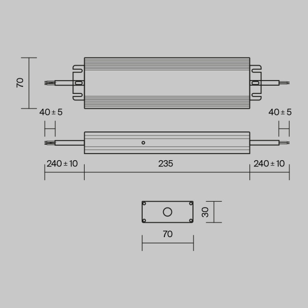 Источник напряжения Technical PSL008-150W-48V-IP67